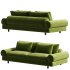 Black Tie Sebastian Green Sofa - Thumbnail 1