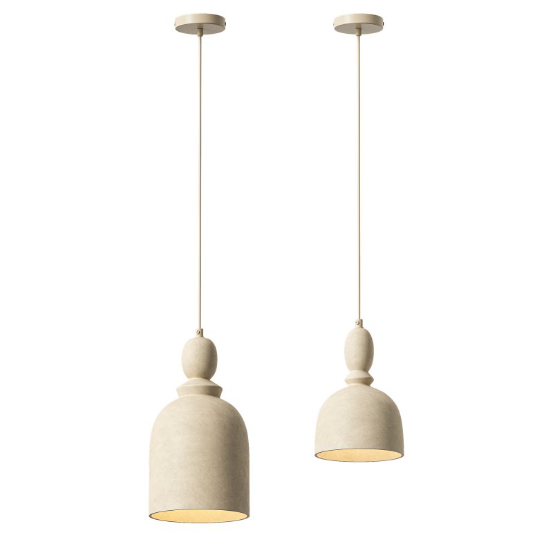 Zara Large and Small Ceramic Pendant Lamps - Image 3