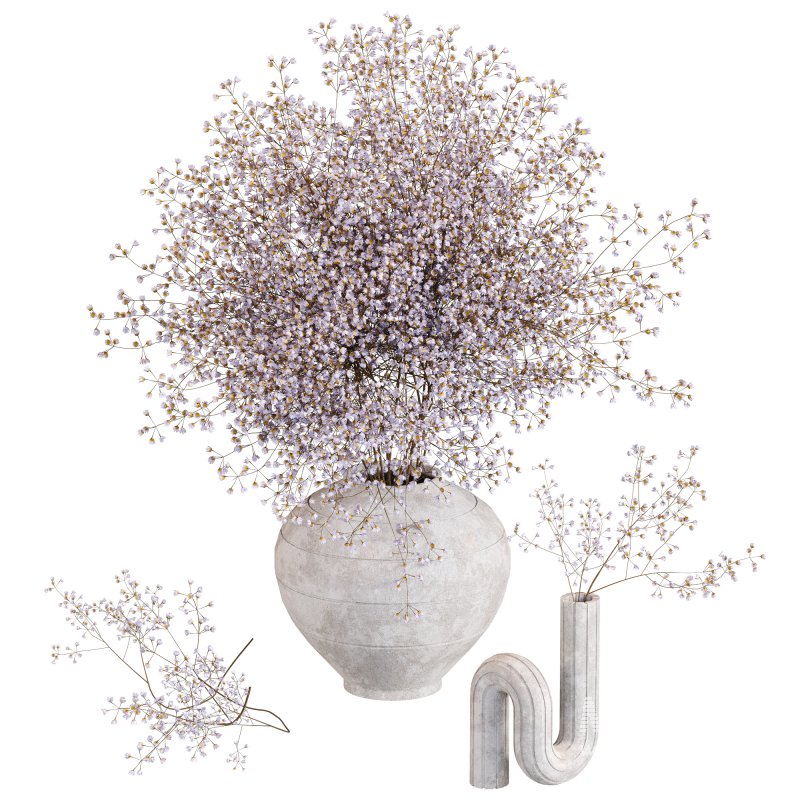 Minimal Bloom Gypsophila Arrangement - Image 4