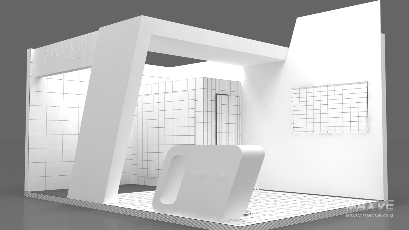 3d exhibition booth stand - Image 9