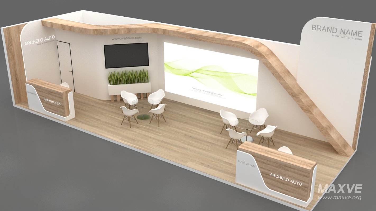 3d exhibition booth stand tradeshow - Image 5