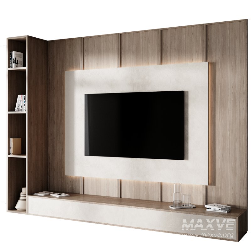 tv wall set 08 - Image 1