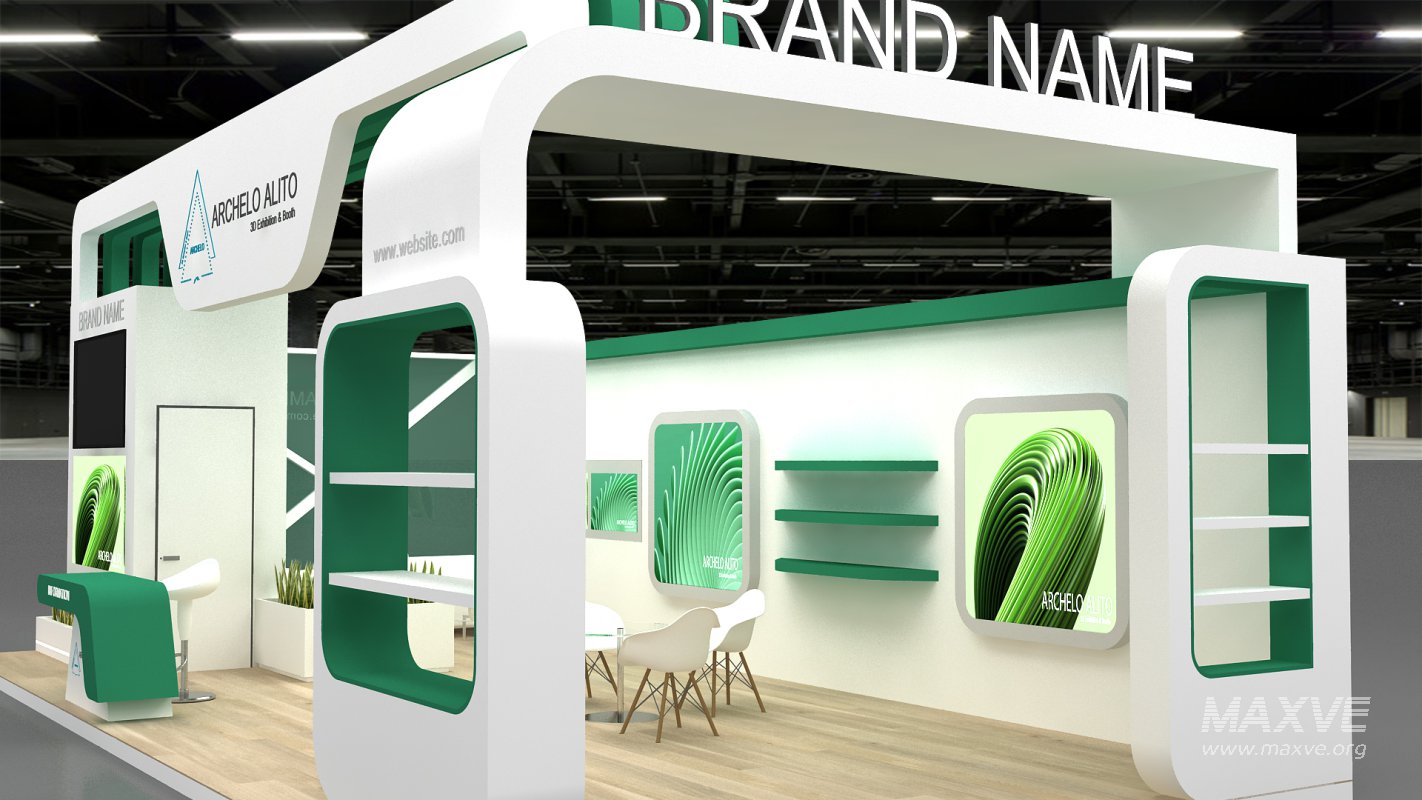 3d booth exhibition - Image 1