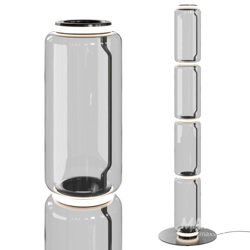 Noctambule 4 high Cylinder floor lamp by Flos - Image 3