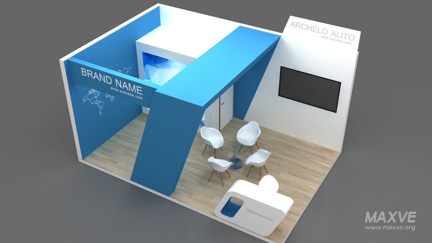3d exhibition booth stand - Image 6