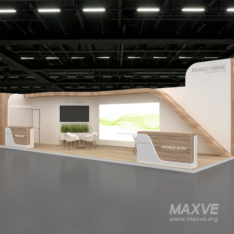 3d exhibition booth stand tradeshow - Image 8