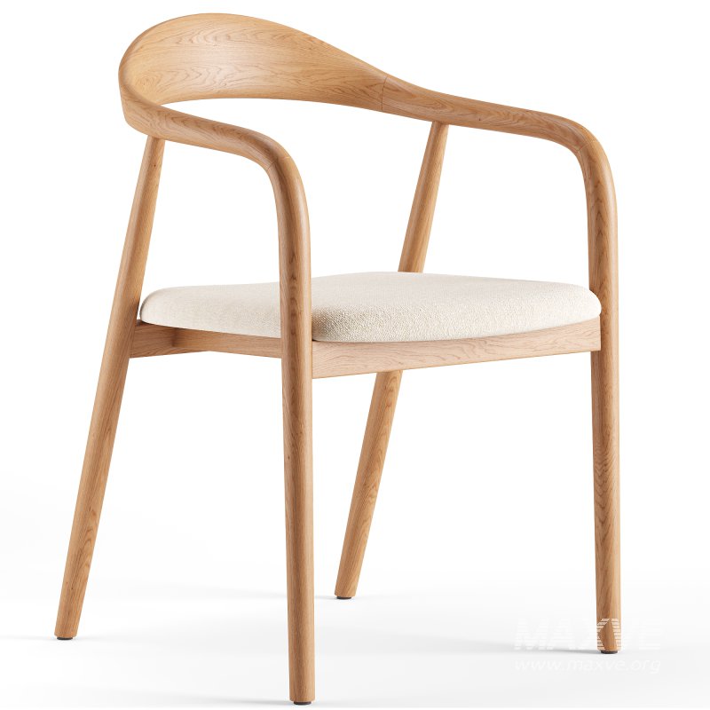 Noris Fabric Dining Chair - Image 2