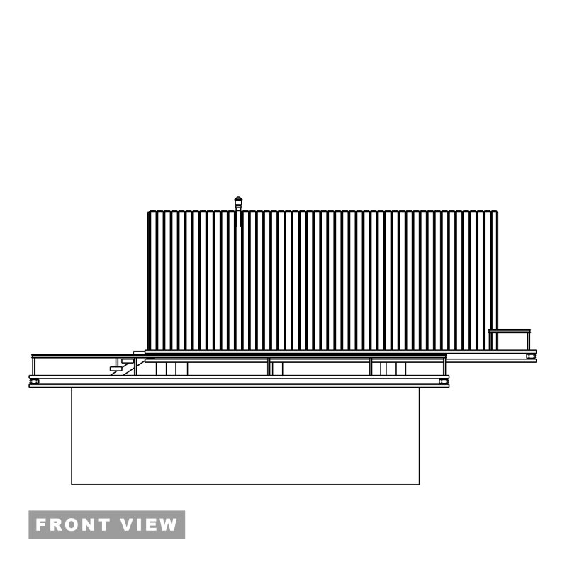 House Cabin home Villa Modern 3d model - Image 6