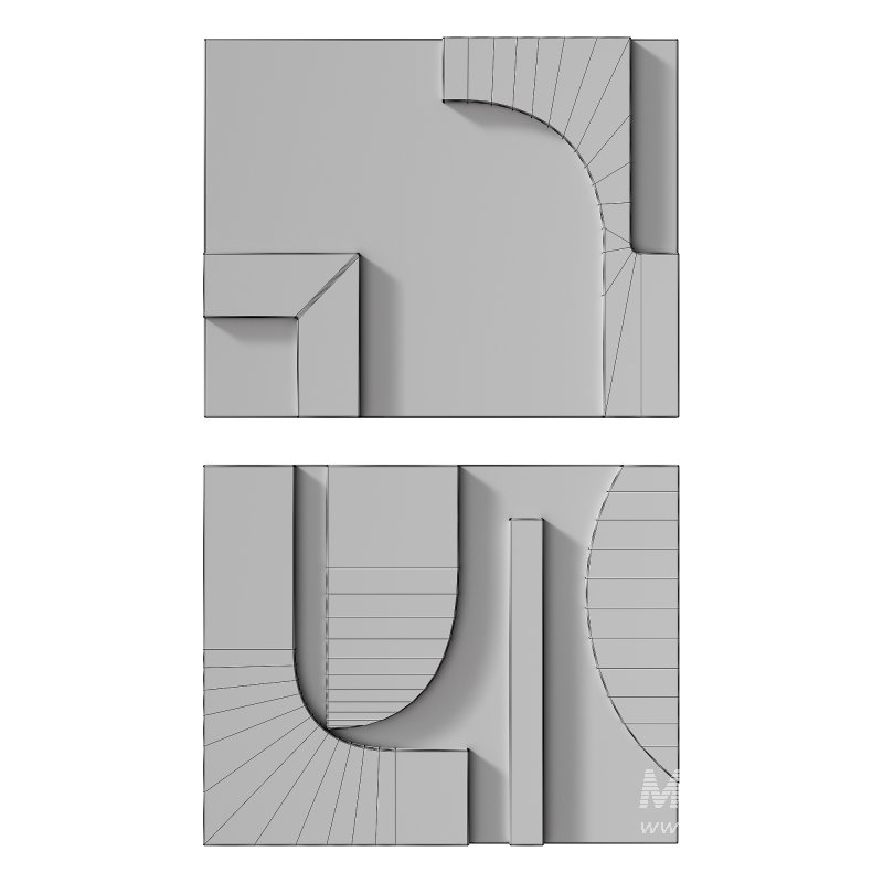 Decorative panel 3D ART RELIEF 01 - Image 6