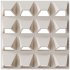 Modular Wall 14 Pali Dimensional White by Tesselle - Thumbnail 1