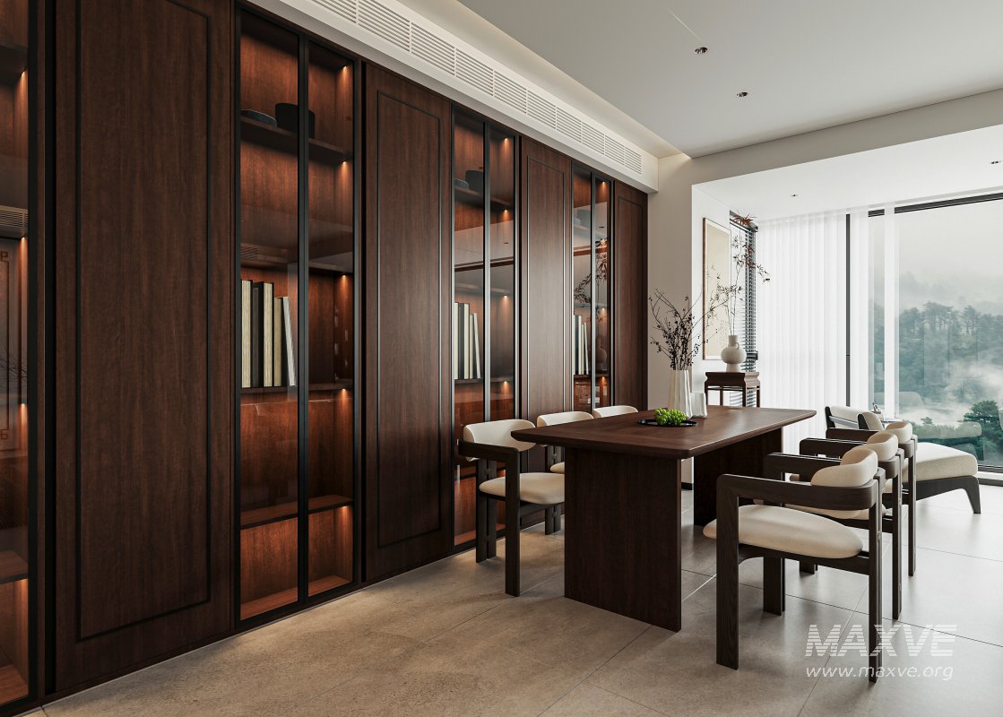 Chinese Living Room Dining Room - Image 9