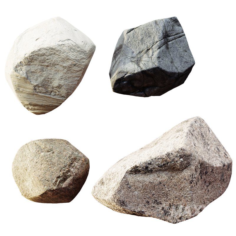 AV Architecture Rock Stone Cliff Set - Image 4