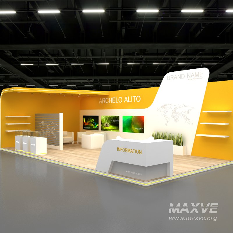 3d exhibition booth stand - Image 8