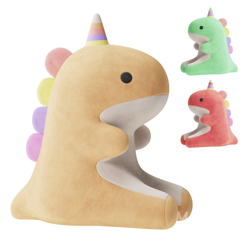 Lovely Candy Dinosaur Plush Toy - Image 1