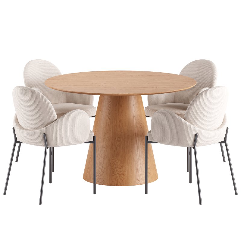Macy Dining Chair and Lori Table - Image 5