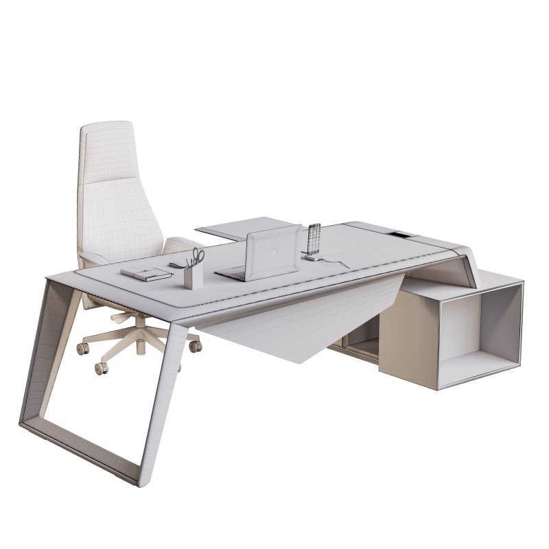 LUXURY Executive Office Desk H05 - Image 3
