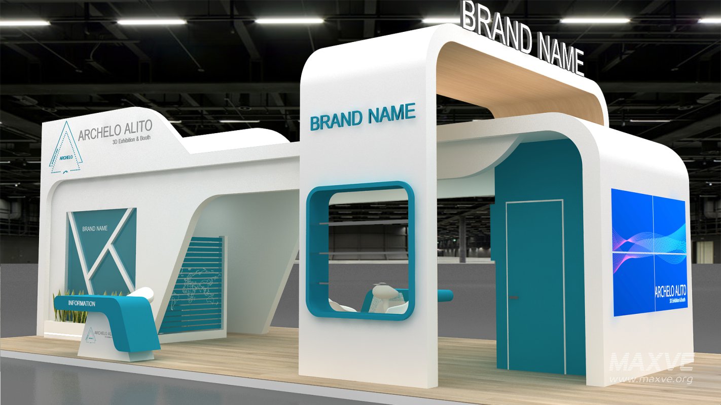 3d exhibition booth stand tradeshow - Image 3