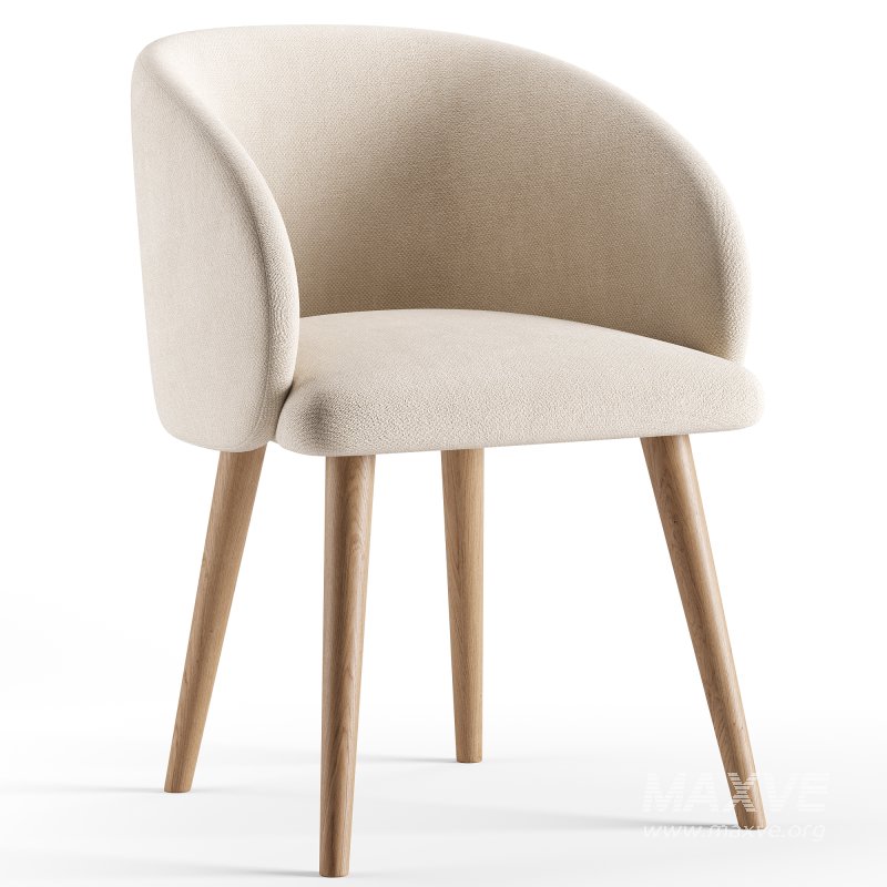Rosa Fabric Dining Chair - Image 4