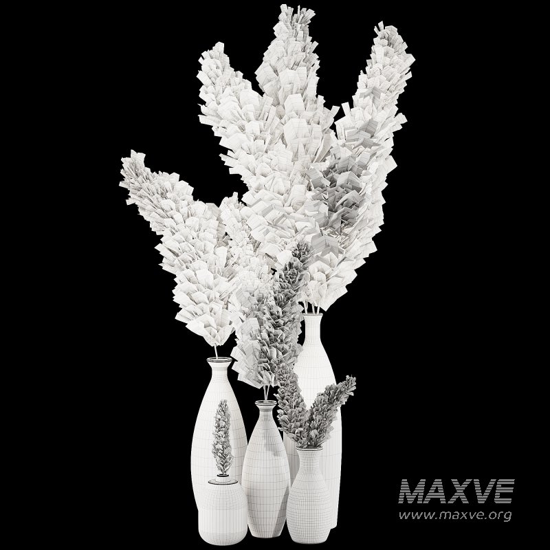 Indoor Papmas bouquet in vase collection 2 - Image 5