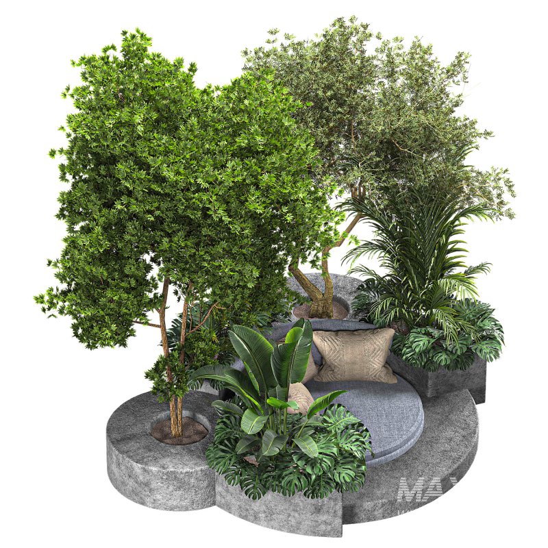 Outdoor plants set 02 - Image 5