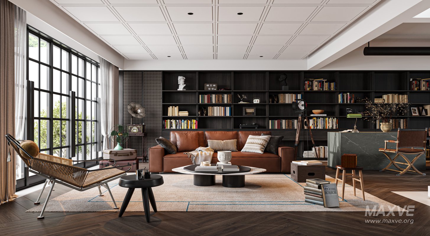 Luxurious living room and dining room - Image 1