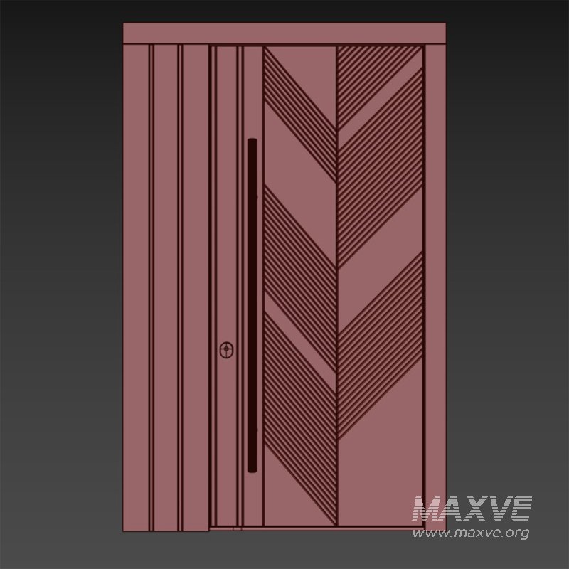 Enterance door set 001 - Image 6