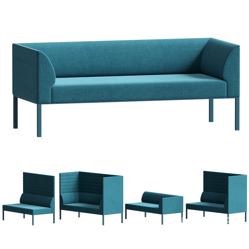 Nuans Design Noda banquette seating 02 - Image 1