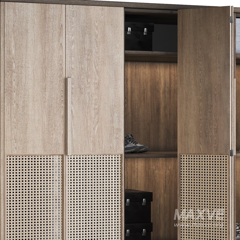 Wooden bedroom wardrobe - Image 4