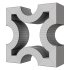 Modular Wall 27 Breeze Block BB19-01 by Cement Tile Shop - Thumbnail 3