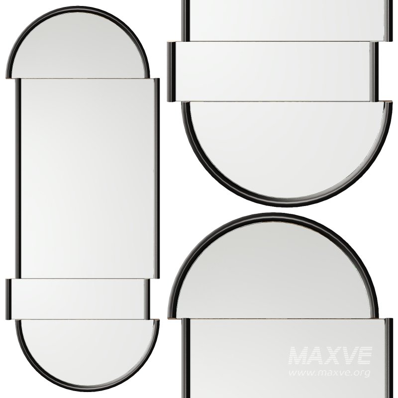 SPLIT MIRROR LONG by LEE BROOM Mirror 09 - Image 1