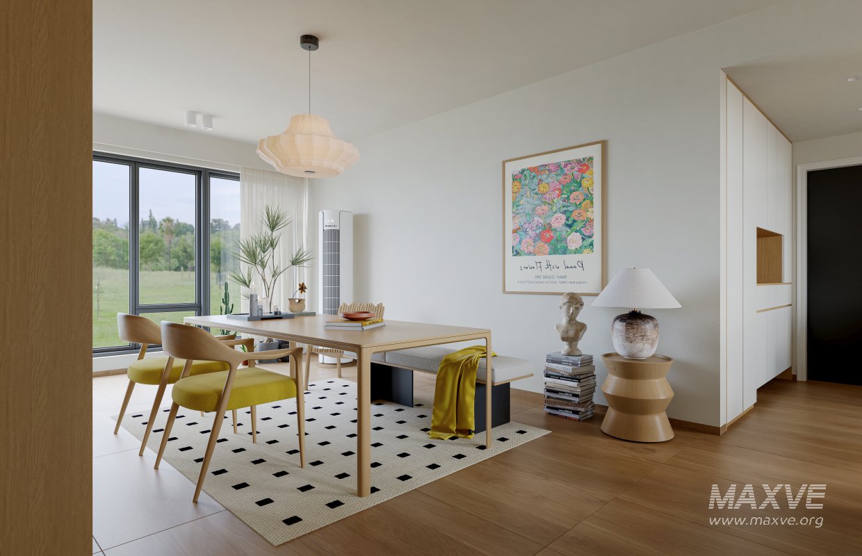 Modern dining room and home office - Image 3