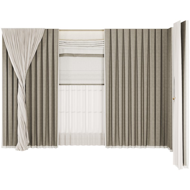 Silk and Cotton Curtain 050 - Image 2