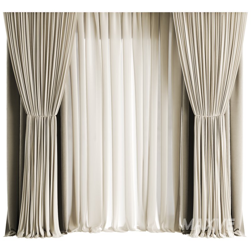 Silk and Cotton Curtain 039 - Image 2