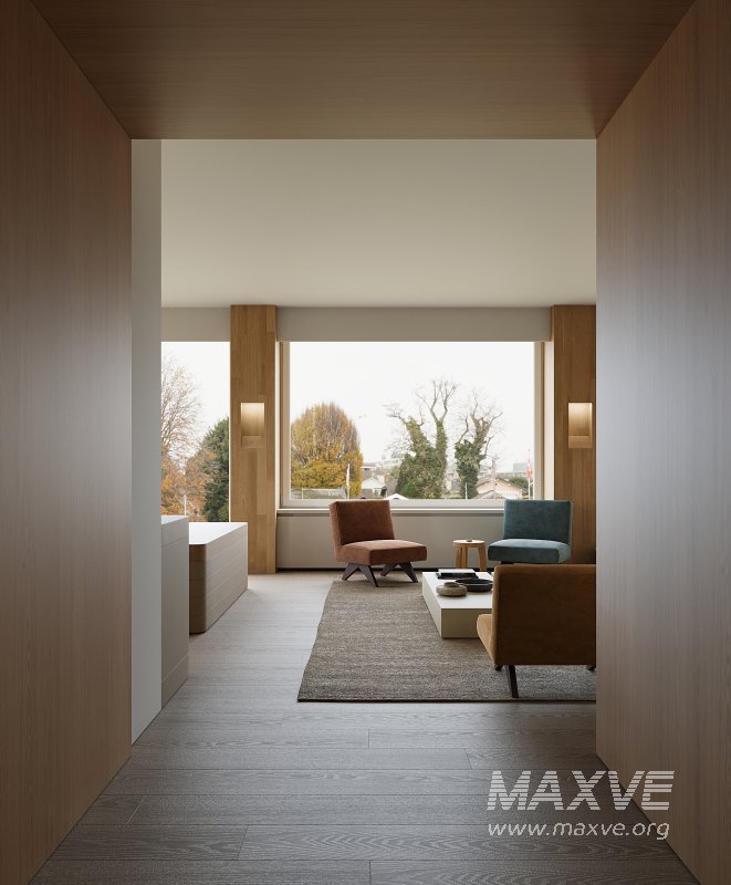 Modern living room and dining room interior scene - Image 5