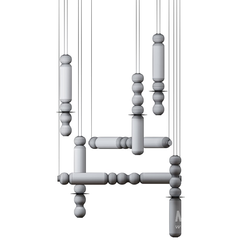 Curiousa Wave Chandelier - Image 4