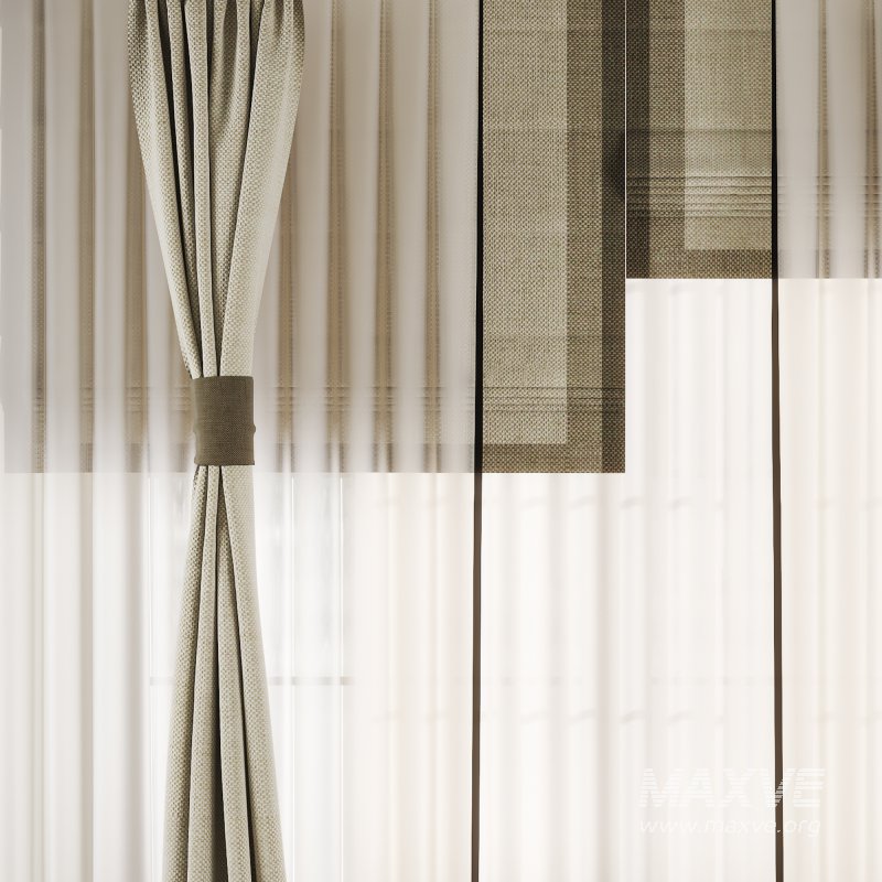 Silk and Cotton Curtain Set 72 - Image 4