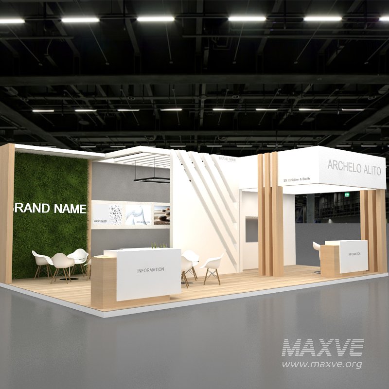 3d exhibition booth stand - Image 7