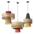 Raffia Multicolor Pendant Lamps - Thumbnail 5