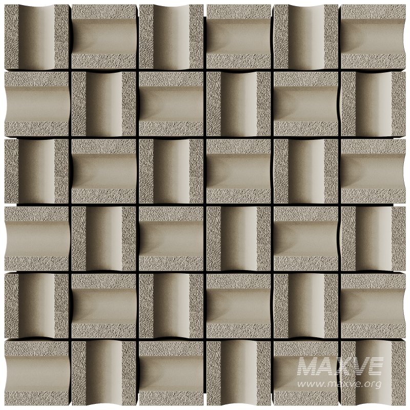 3d panels NEBEL by Nagoya Mosaic-Tile - Image 3