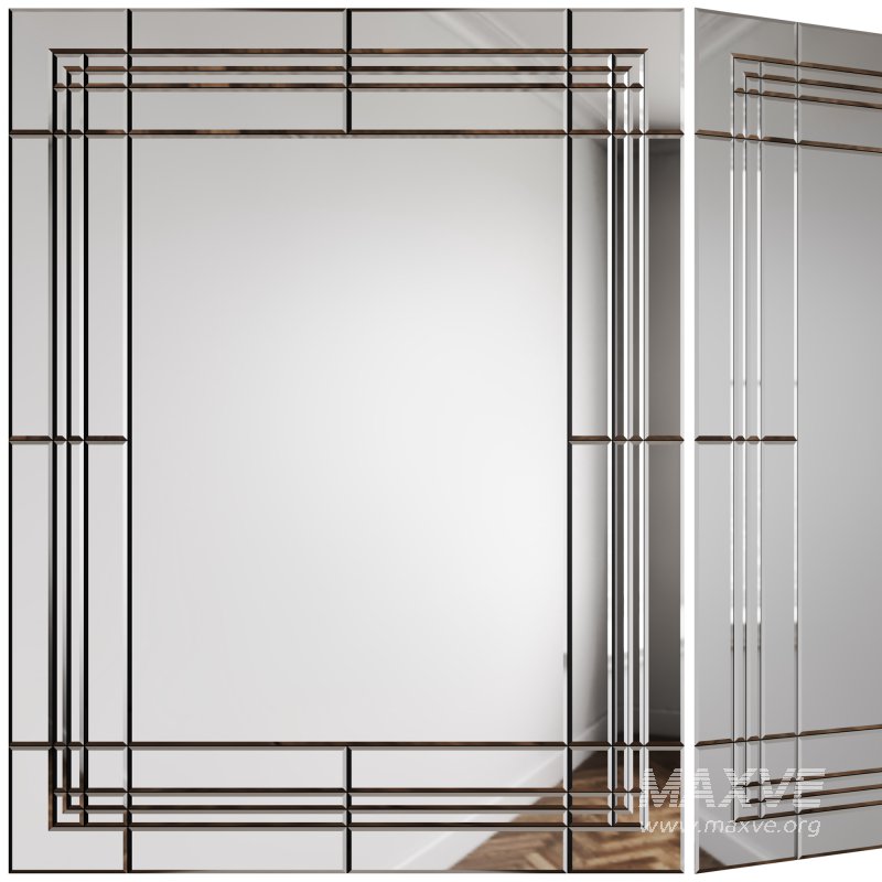 Mirror with bevels Mirror 01 - Image 1