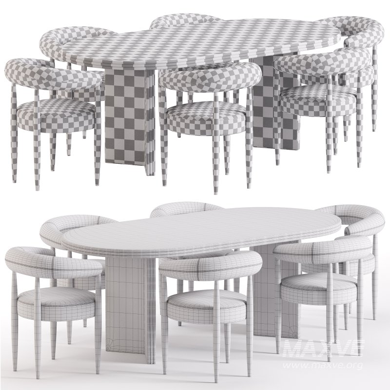 Fergus Dining Chair and Rosaline Dining Table - Image 7