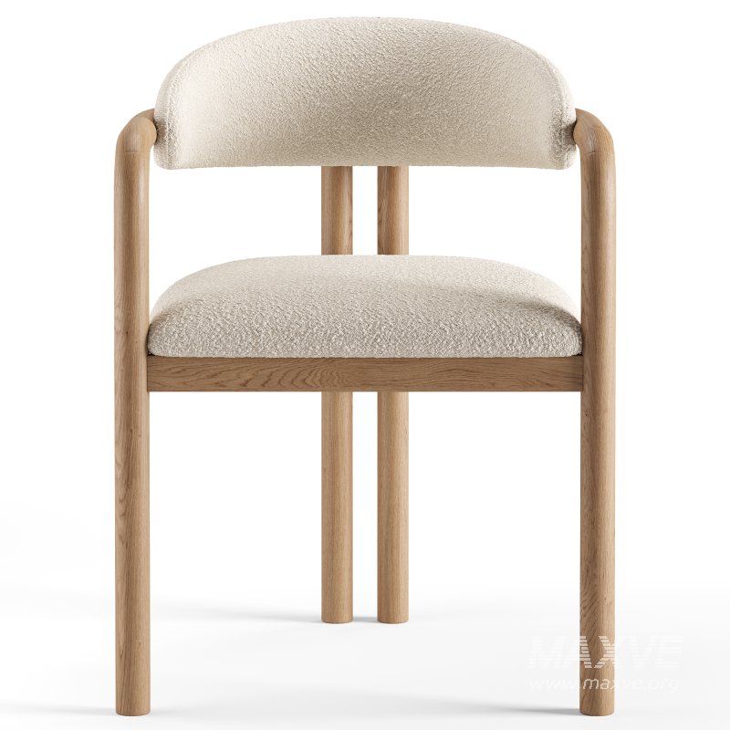 Palermo Fabric Dining Chair - Image 3