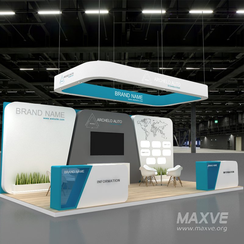 3d exhibition booth stand - Image 4