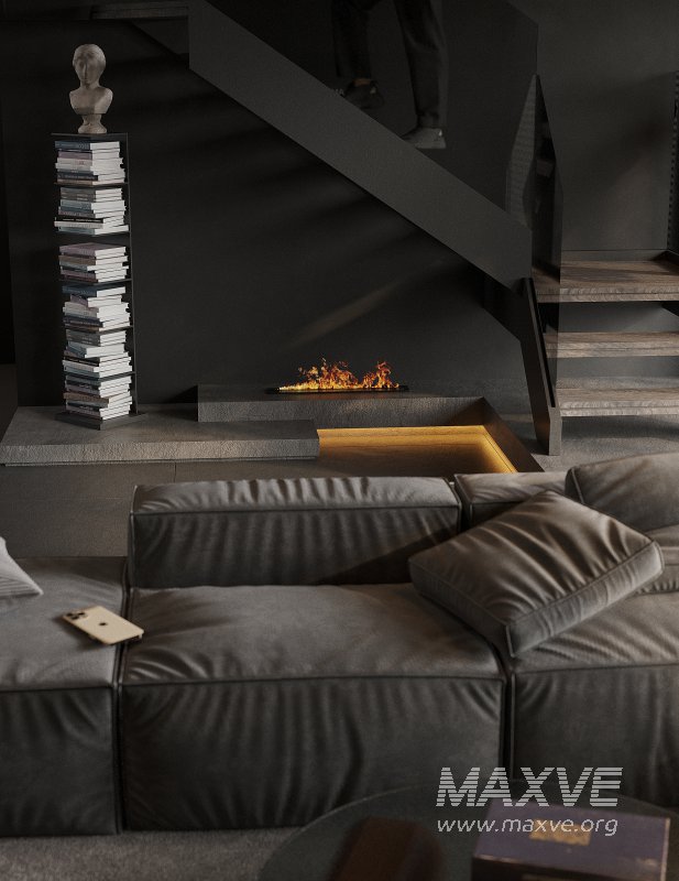 Dark living room and dining room - Image 10