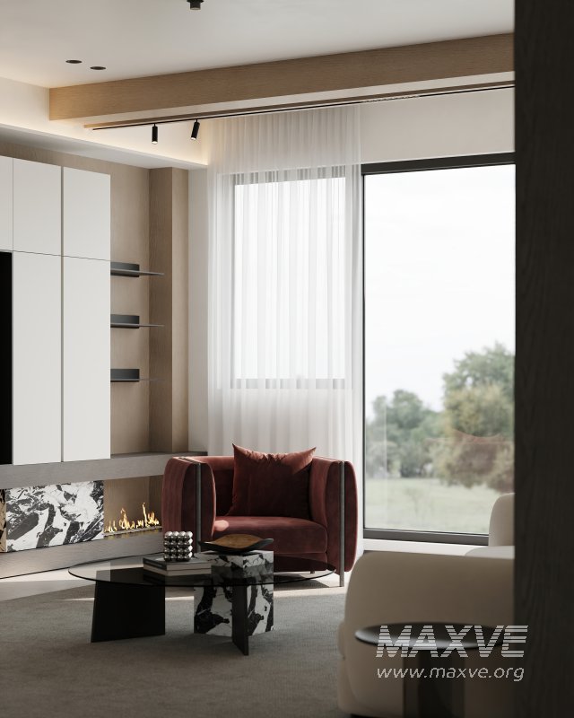 Modern living and dining room - Image 4