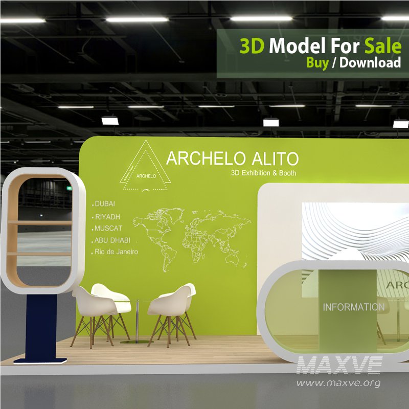3D Exhibition Booth Model - Image 3