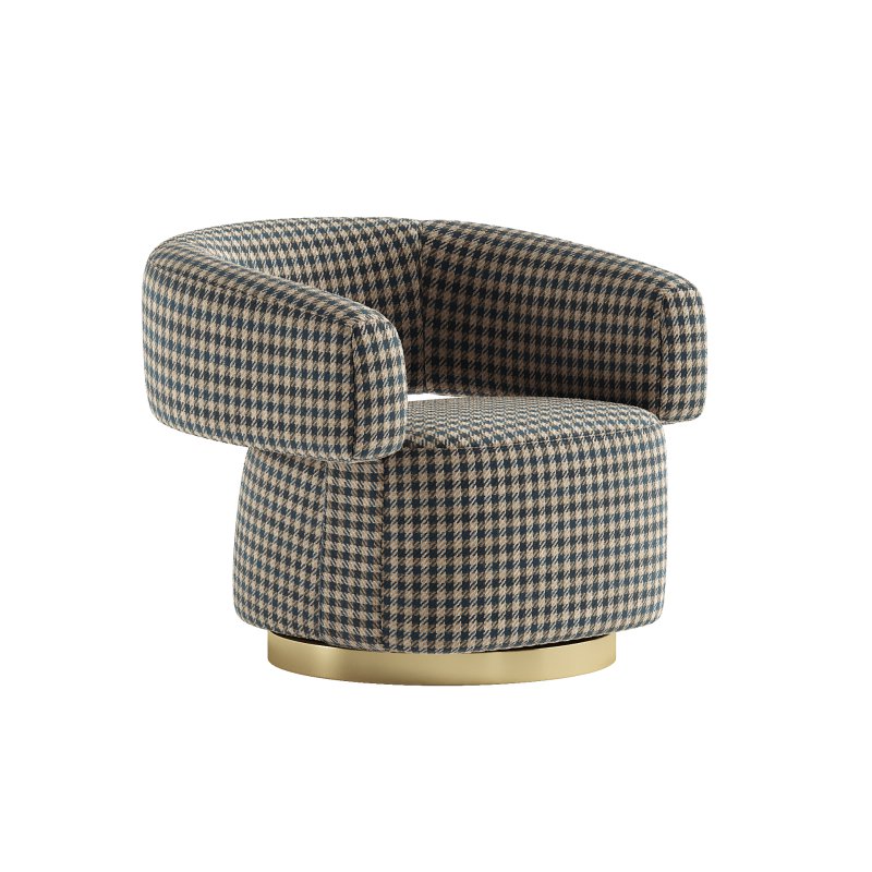 River Velvet Accent Chair - Image 4