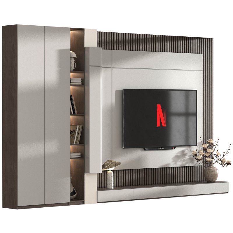 TV Wall set 04 - Image 1