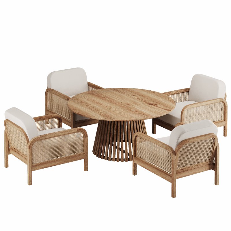 Dinning chair and table306 - Image 5