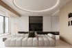 Modern living room and dining room interior scene - Thumbnail 8
